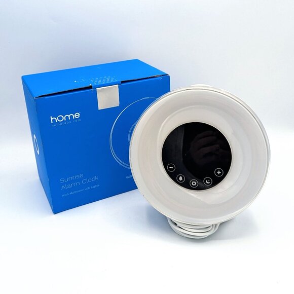 HomeLabs Sunrise Alarm Clock Digital 6 Color LED and ASMR Nature Sound Function - Picture 2 of 7